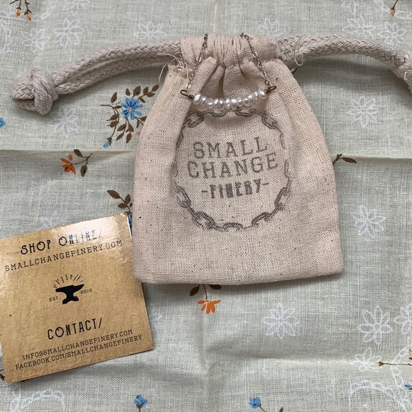 Freshwater Pearl Bar Necklce - Picture 1 of 2